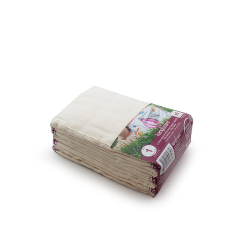 Kanga Care Bamboo Prefold Cloth Diapers (6pk) - Size 1 : Newborn - MOOGCO Baby