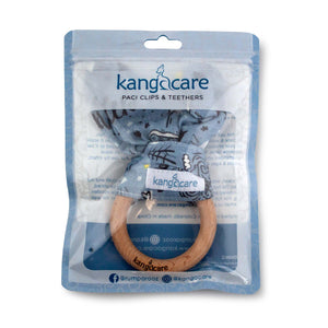 Kanga Care Muslin Crinkle Bunny Ear Teething Ring :: Wander