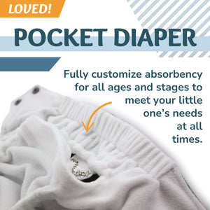 Rumparooz G3 One Size Pocket Cloth Diaper - Lily