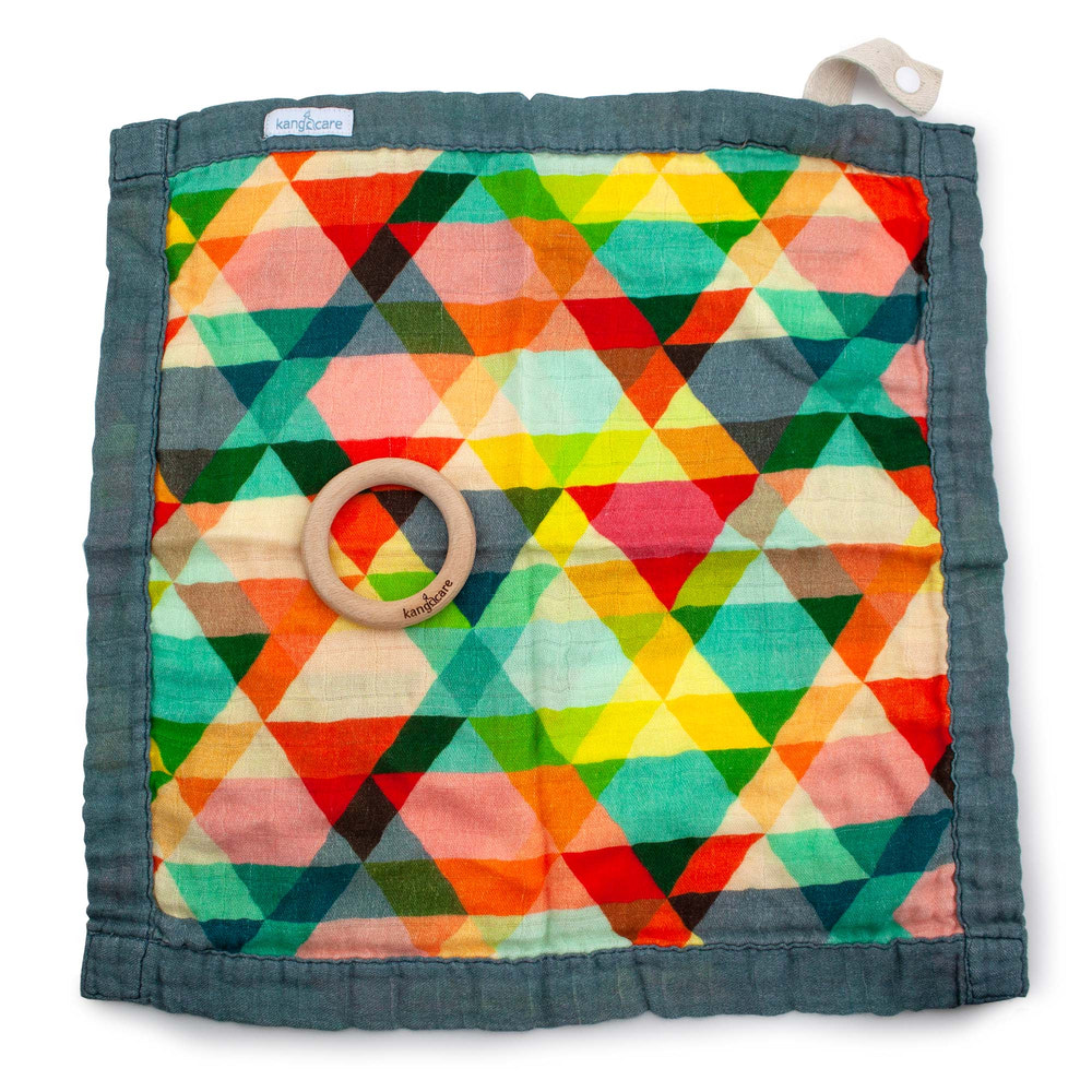 Kanga Care Reversible Teething Blanket Lovey :: Finn - MOOGCO Baby