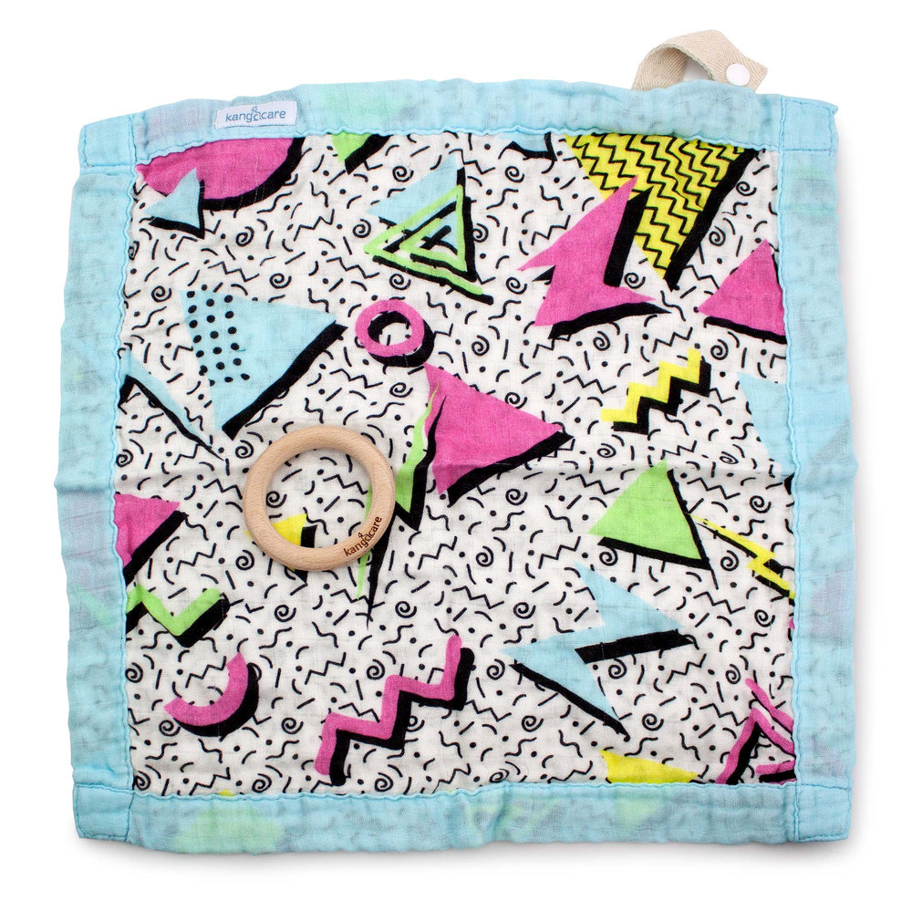 Kanga Care Reversible Teething Blanket Lovey :: Radical - MOOGCO Baby
