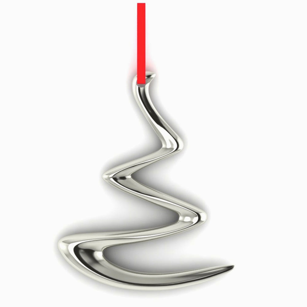 Sterling Silver Christmas Tree Ornaments by Krysaliis