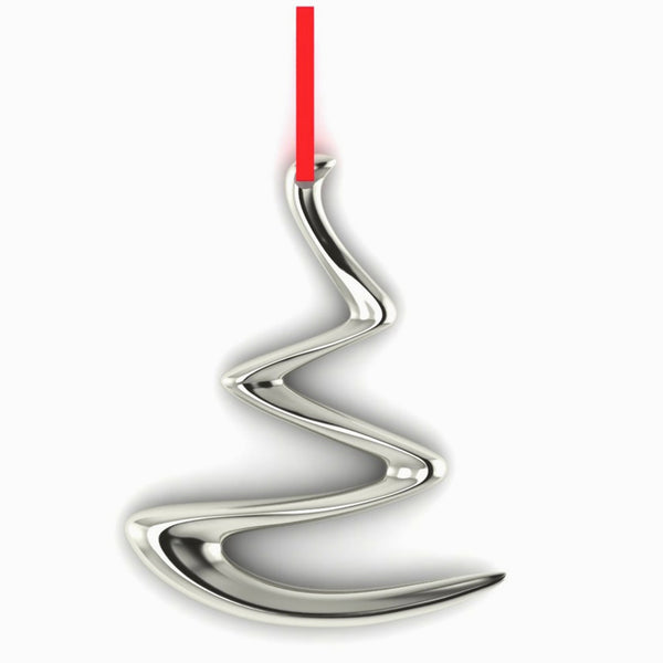 Sterling Silver Christmas Tree Ornaments by Krysaliis