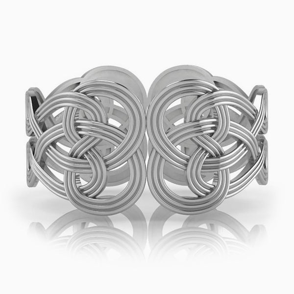 Le Nouveau Silver-plate Napkin Rings by Krysaliis - Set of 4