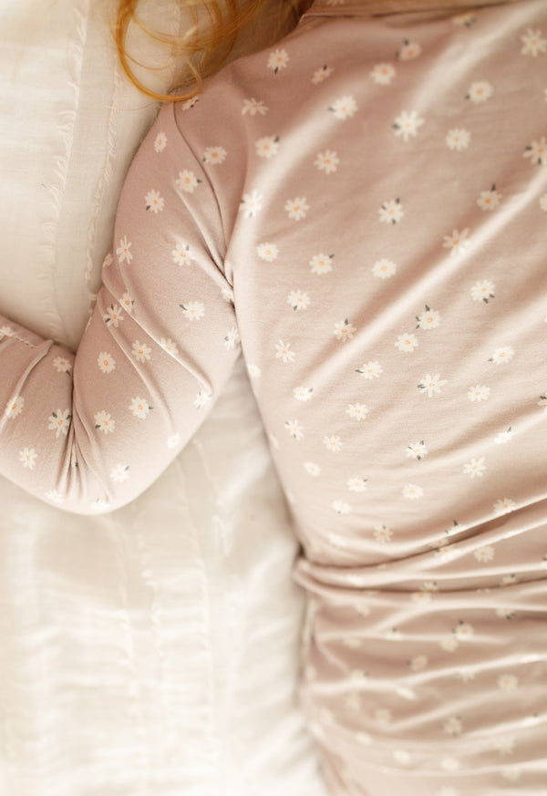 Oopsie Daisy 2pc Henley Bamboo Pajamas - Sizes Newborn & Up!