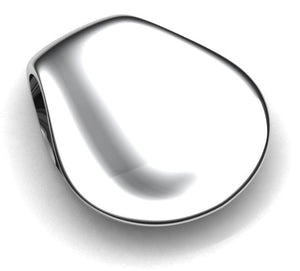 Thumb Print Heavy Sterling Silver Money Clip by Krysaliis
