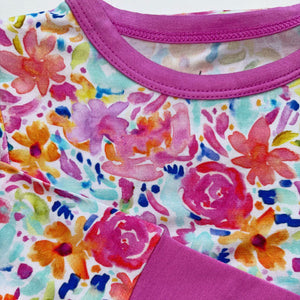 Korrie Floral Bamboo 2-Piece Long Sleeve Set