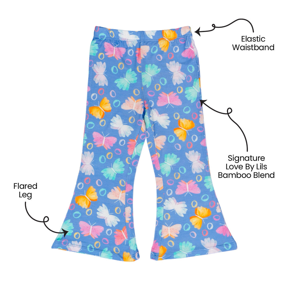 Korrie Butterflies Bamboo Flared Leggings