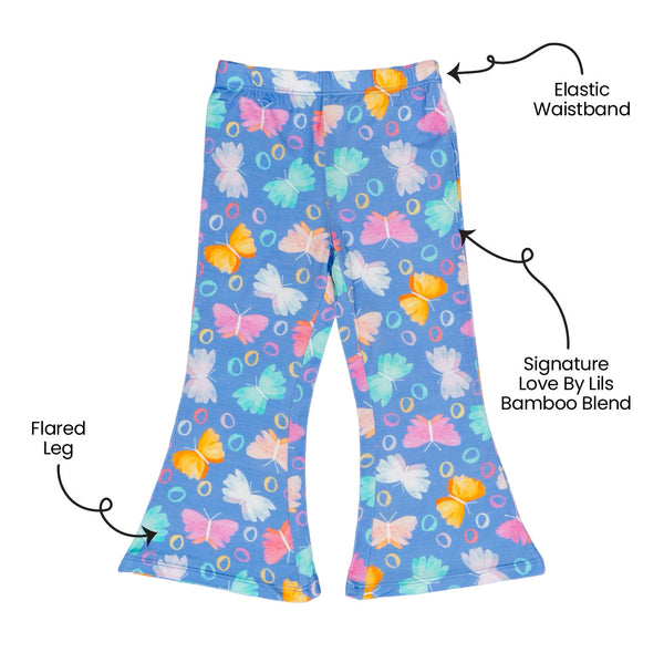 Korrie Butterflies Bamboo Flared Leggings