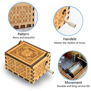 Personalized Engraved Wooden Music Box | You Are My Sunshine