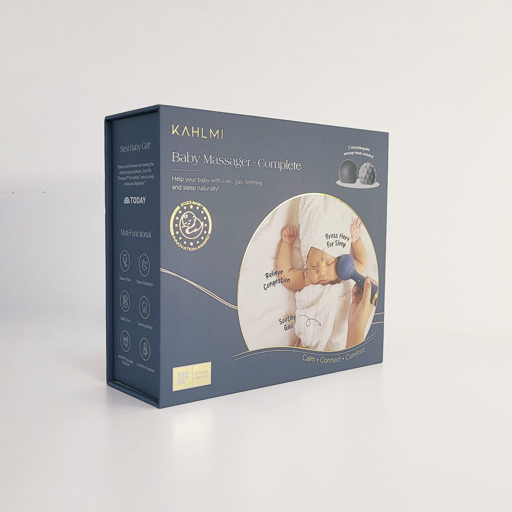Complete Baby Massager for soothing and relaxing infants, perfect for baby care and bonding time.