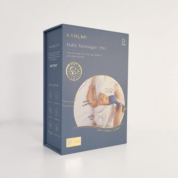 Pro Baby Massager at angle 2, designed for soothing and relaxing babies during massage time.