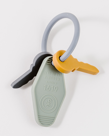 Keys to the Kingdom Silicone Teethers for babies, colorful and safe for soothing gums during teething.