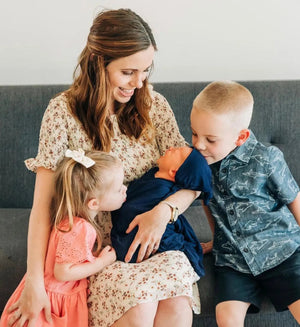 Swaddle Blanket and Hat Set - Navy Blue - MOOGCO Baby