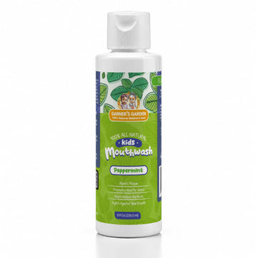 Garner's Garden Kids Natural Mouthwash Fluoride-Free Peppermint