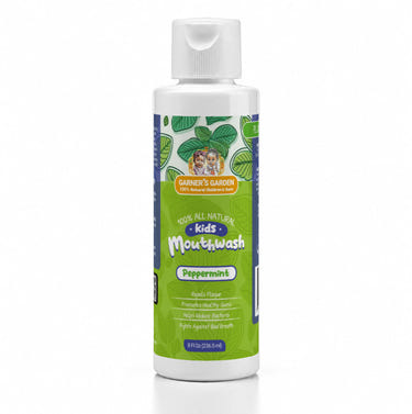Garner's Garden Kids Natural Mouthwash Fluoride-Free Peppermint