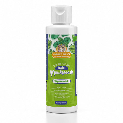 Garner's Garden Kids Natural Mouthwash Fluoride-Free Peppermint
