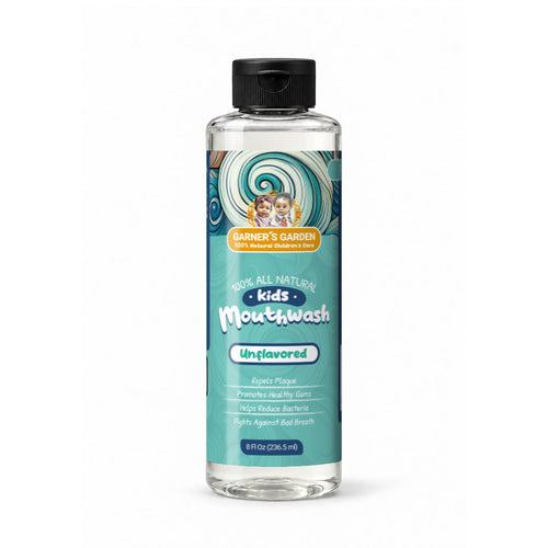 Garner's Garden Kids Natural Mouthwash Fluoride-Free Peppermint