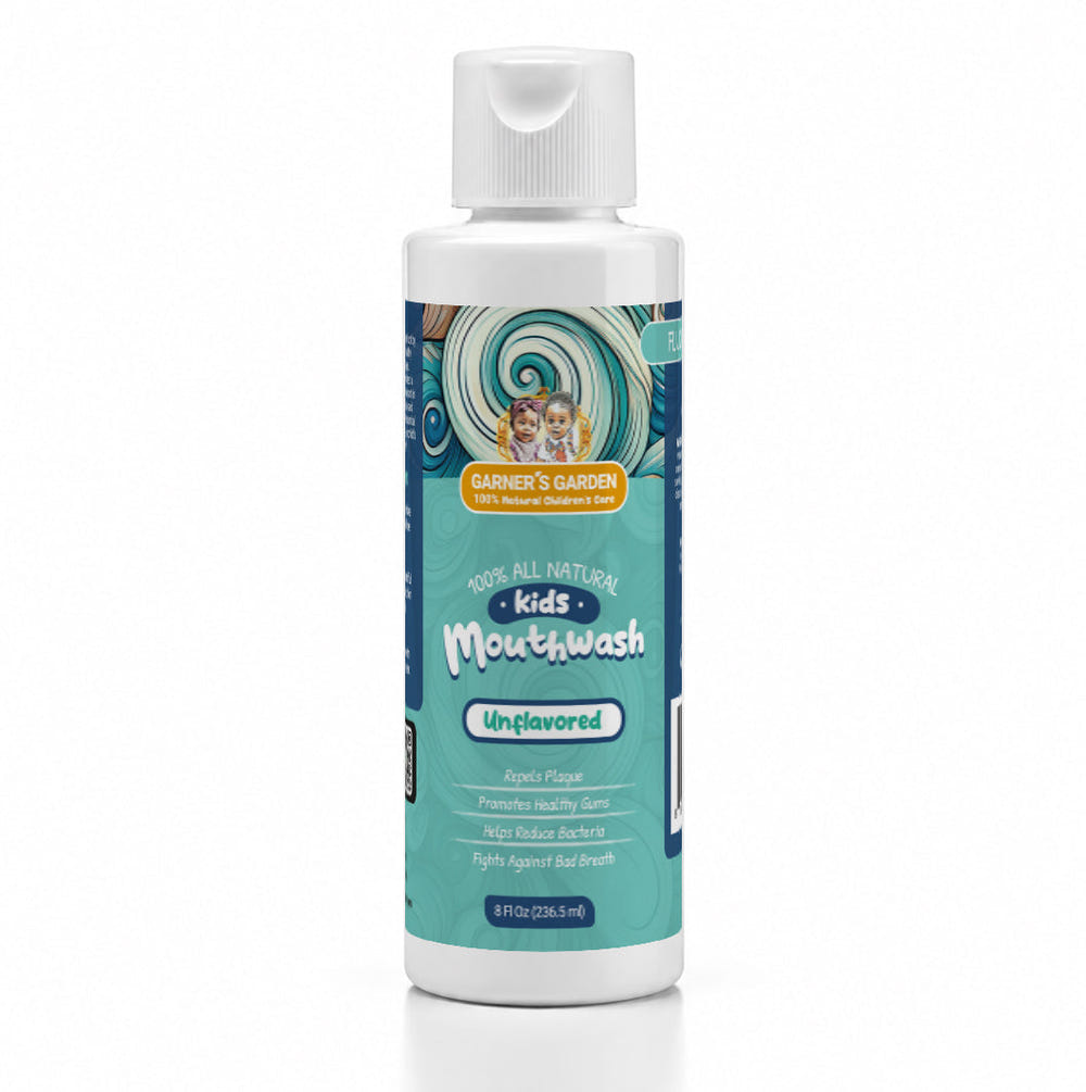 Garner's Garden Kids Natural Mouthwash Fluoride-Free Peppermint