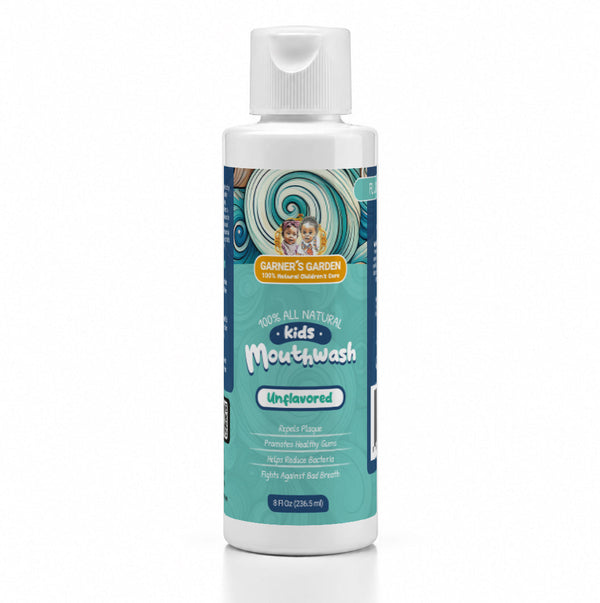 Garner's Garden Kids Natural Mouthwash Fluoride-Free Peppermint