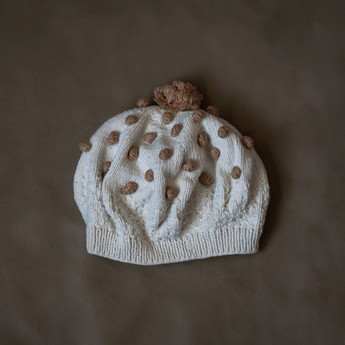Popcorn Knit French Beret
