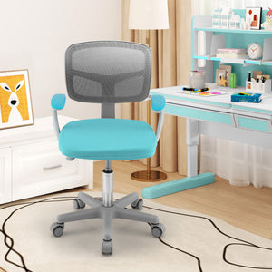 Adjustable Desk Chair with Auto Brake Casters for Kids - Ergonomic