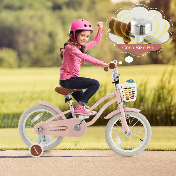 16 Inch Kids Bike with Front Handbrake and 2 Training Wheels