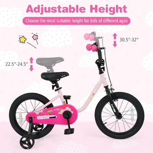 Kids Bike for 3-7 Years Old Boys and Girls 12/14/16-Inch Children Bicycle
