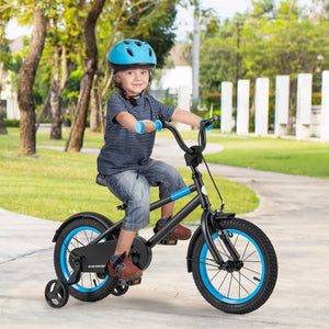 Kids Bike with Adjustable Handlebar and Saddle Black