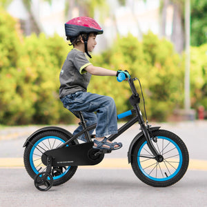 Kids Bike with Adjustable Handlebar and Saddle Black