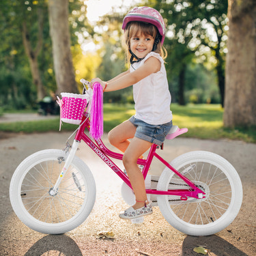 Kids Bicycle 18 Inch Toddler and Kids Bike with Training Wheels for 6-8 Year Old Kids