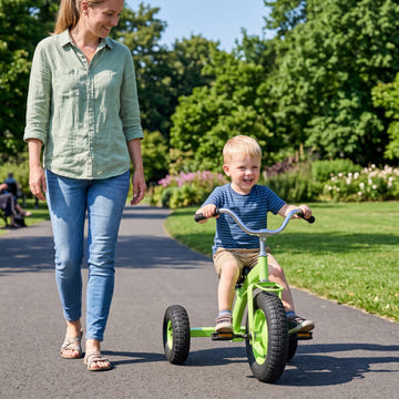Kids Carbon Steel Bike with 15 Inch Inflatable Rubber Tires
