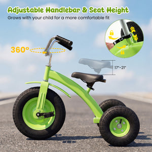 Kids Carbon SteelÂ Bike with 15 Inch Inflatable Rubber Tires