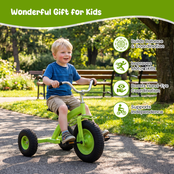 Kids Carbon SteelÂ Bike with 15 Inch Inflatable Rubber Tires