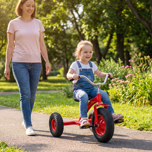 Kids Carbon SteelÂ Bike with 15 Inch Inflatable Rubber Tires