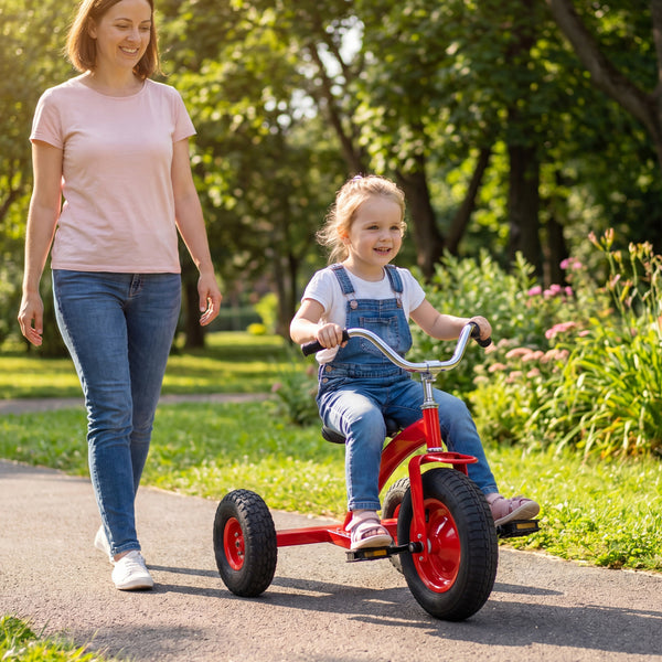 Kids Carbon SteelÂ Bike with 15 Inch Inflatable Rubber Tires