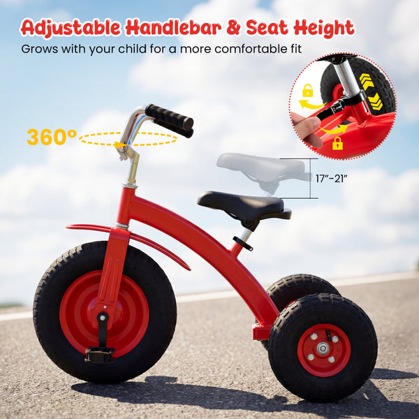 Kids Carbon SteelÂ Bike with 15 Inch Inflatable Rubber Tires