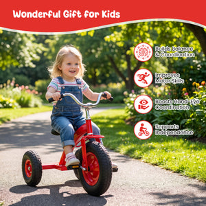 Kids Carbon SteelÂ Bike with 15 Inch Inflatable Rubber Tires