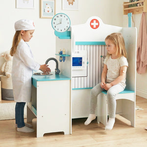 Kids Doctor Play Set with Adjustable Height Bar
