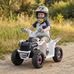 6V Kids Electric ATV Quad Car with Detachable Trailer - Rechargeable