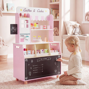 Kids Ice Cream Shop with 27 Accessories and Ice Cream Machine for Ages 3+