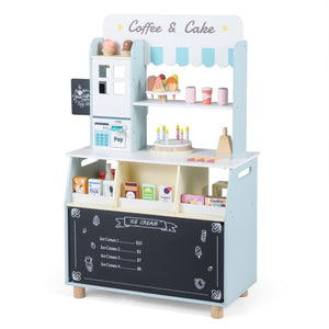 Kids Ice Cream Shop with 27 Accessories and Ice Cream Machine for Ages 3+