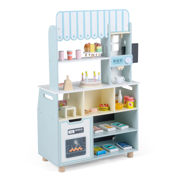 Kids Ice Cream Shop with 27 Accessories and Ice Cream Machine for Ages 3+
