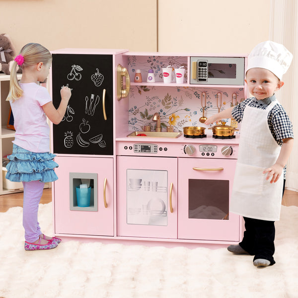 Toddler Pretend Play Kitchen for Boys and Girls 3-6 Years Old