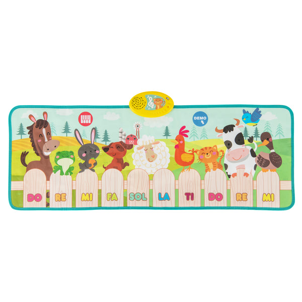 Kids Musical Mat Indoor Outdoor Animal Farm Piano - Weather-Resistant