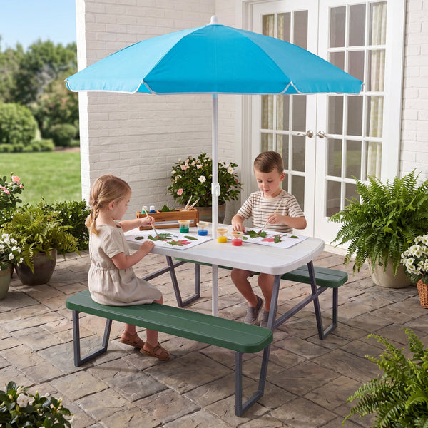 Kids Picnic Table with Benches Seats up to 4