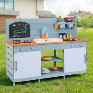 Kids Play Kitchen Set with Stoves for Boys Girls Aged 3-8