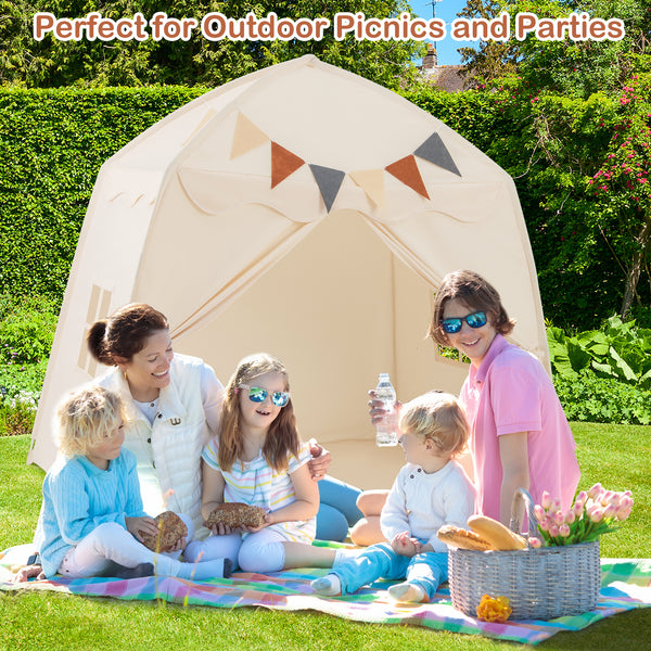 Kids Play Tent Bed Tent with String Lights Extra Large Pl...