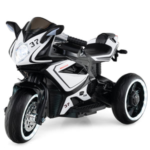 Kids Ride on Motorcycle 6V Battery Powered Mini Electric Motorbike with LED Lights