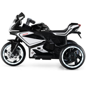 Kids Ride on Motorcycle 6V Battery Powered Mini Electric Motorbike with LED Lights